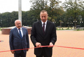 Ilham Aliyev permanece en Masalli.